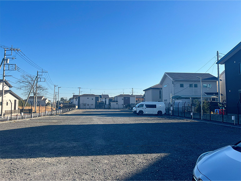 キャンピングカー専用駐車場の場内